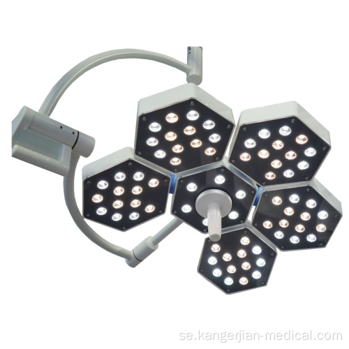 Kdled5+3 LED -kirurgisk ljus mobil klinikhjul skuggfri driftslampa
